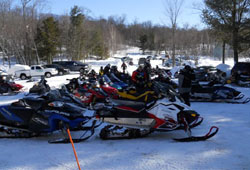 Snowmobiling
